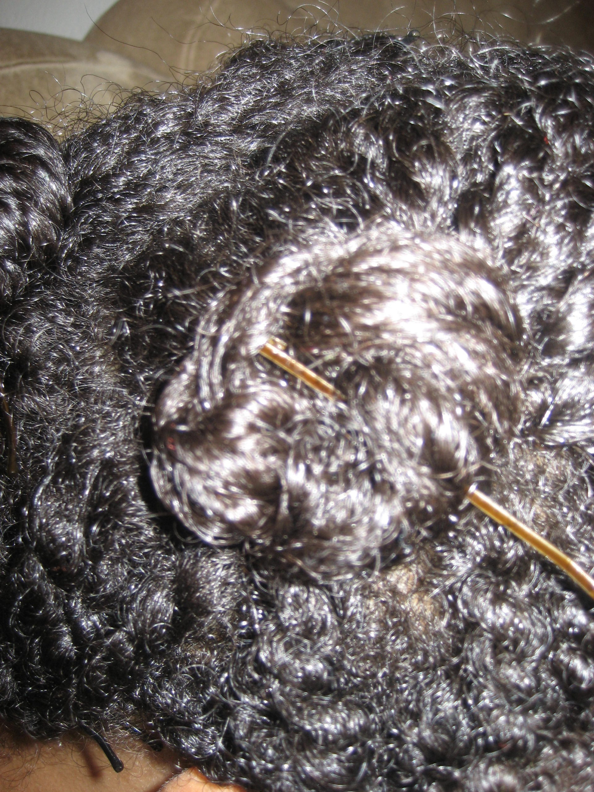 Natural High Hair:Two Strand Pin Curls