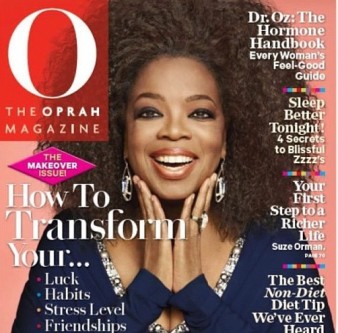 It&rsquo;s her OWN hair: Oprah debuts Natural Hair in O Mag
