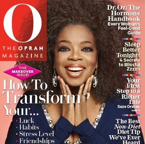 It’s her OWN hair: Oprah debuts Natural Hair in O Mag