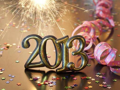 Hello 2013. . . . Goodbye 2012. . . . .