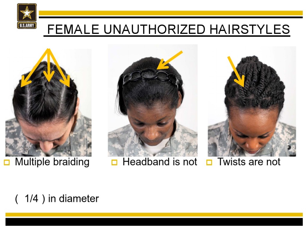 Not Authorized: New Army Hair Regulations